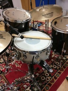 Snare with 2 SM57s